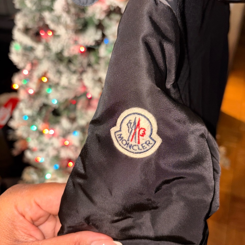Girls Moncler puffer swing coat with hood sz 10